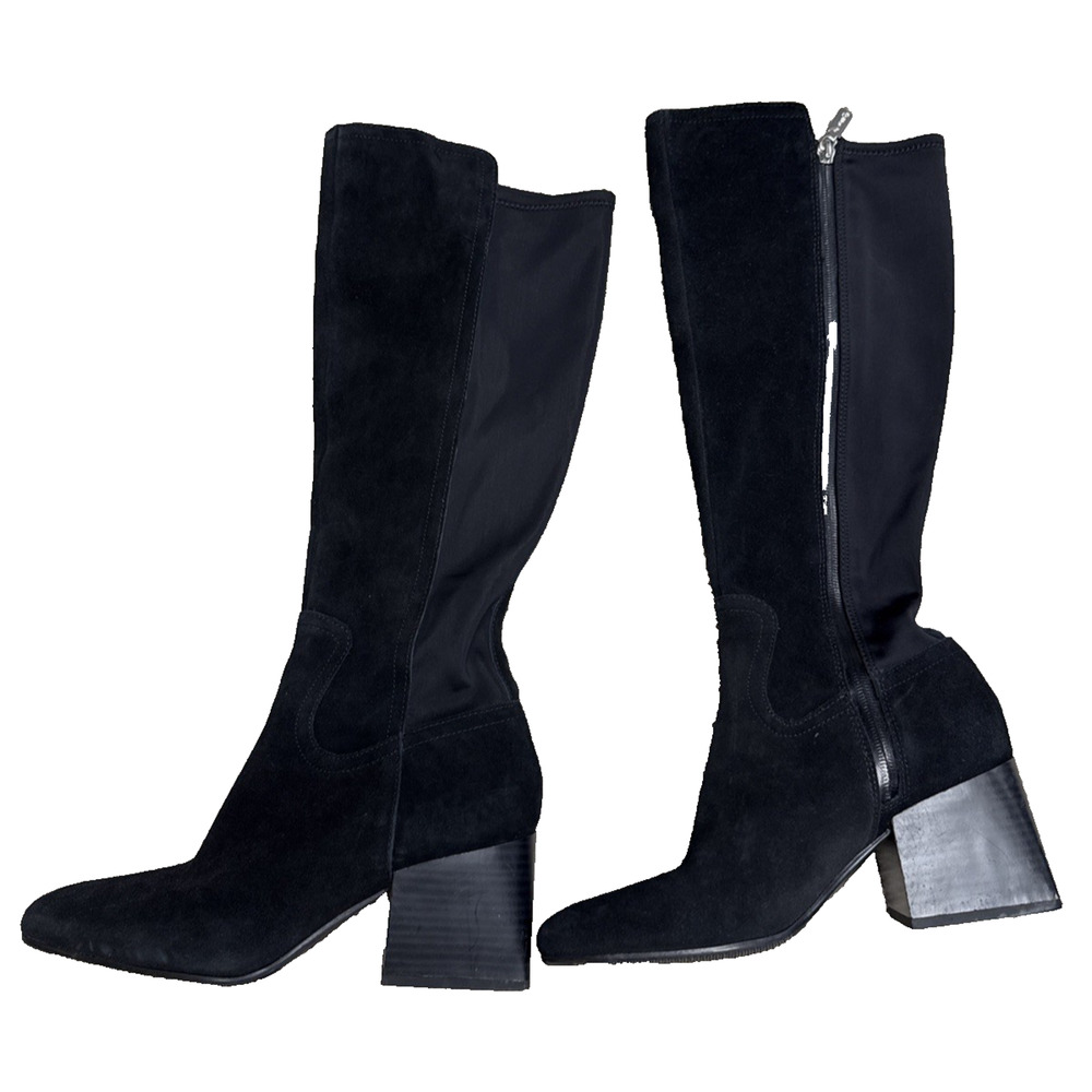 Blondo Tenor Size 8M Waterproof Suede Over The Knee Tall Black Boots NWOT